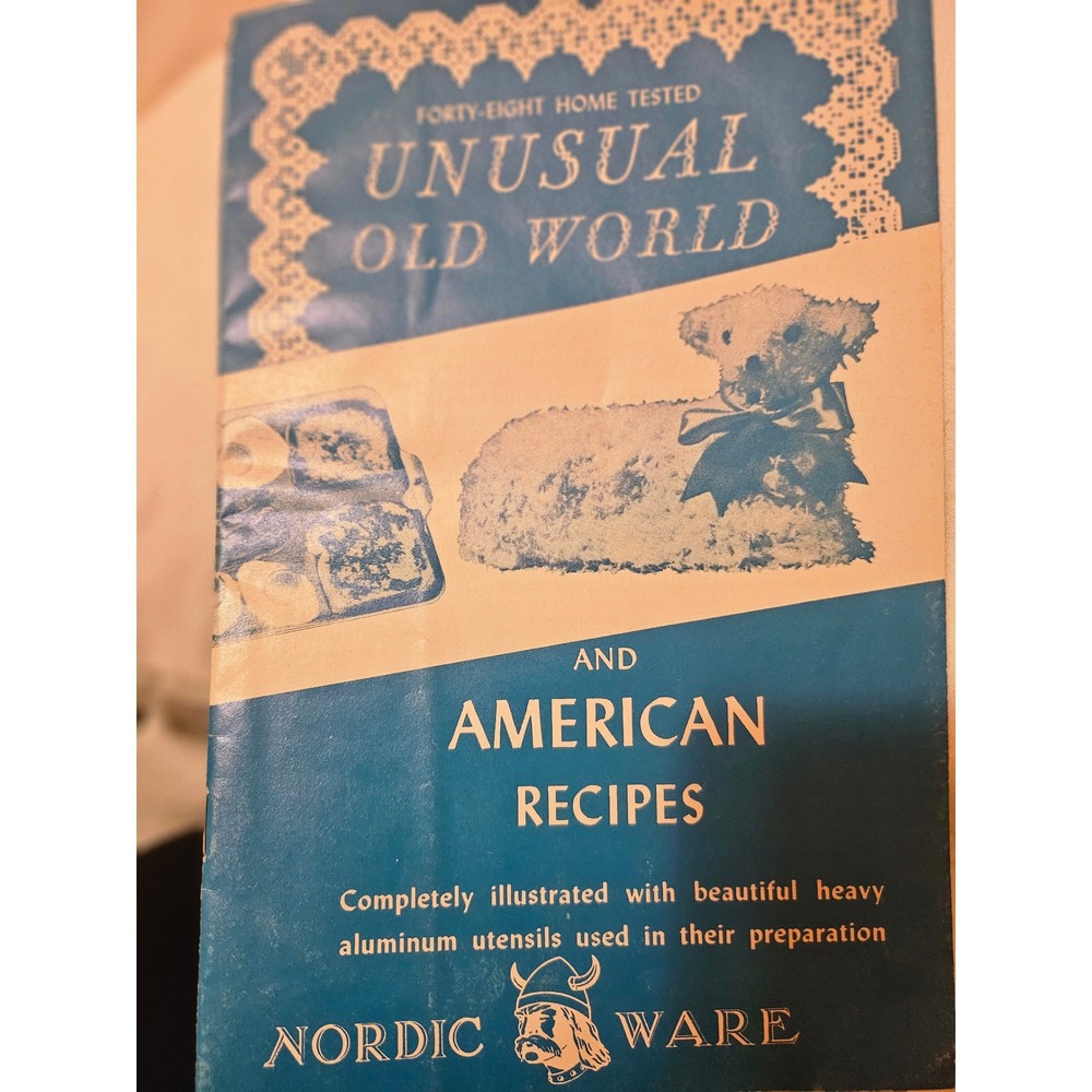 Vintage Nordic Ware Unusual Old World and American Recipes Booklet Cookbook